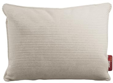 Stoov Heizkissen mit Abschaltautomatik - Kabelloses Wärmekissen mit Pro Akku: Wärme - Elektrische Wärmflasche für Rücken & Nacken - Ploov³ 45x60 cm Gestrickt Beige