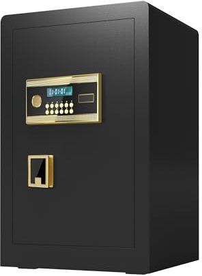 Gareinwuds Large Electronic Digital Security Safe Box, 2 Cubic Ft Fireproof Waterproof Safe with Private Inner Cabinet, Hidden Code, Adjustable Shelf, Dual Alarm, Wall Mount for Home, Office, Hotel