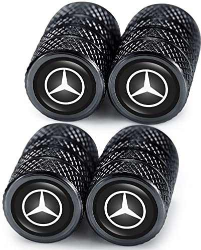 Reifen Ventilkappen für Mercedes Benz CESM CLK GLK GL AB GLS GLE AMG Series,Ventilkappen mit Dichtung für stabilen Reifendruck