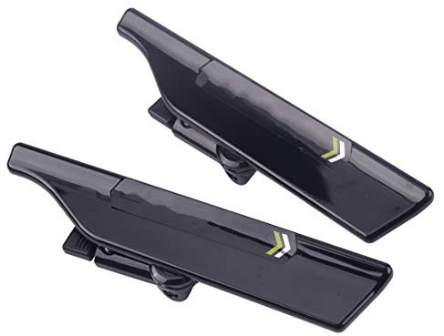 beler 2pcs Support d'essuie-Glace Noir Universel, protège-Lame de Spoiler Aile de compagnonProtecteur d'essuie-Glace， Pression d'essuie-Glace