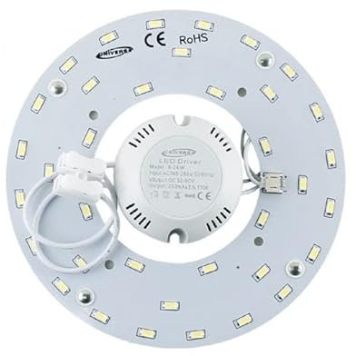 UNIVERSO CIRCOLINA MAGNETICA NEON LED PIASTRA DISCO ANELLO PLAFONIERA CIRCOLARE LAMPADA T9 G10Q 16W Ø15CM 3000K 4000K 6500K (BIANCO CALDO)