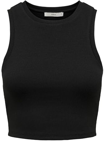 ONLY Onlvilma S/L Cropped Tank Top JRS Noos