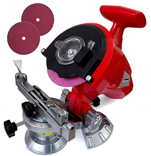 Affilacatene elettrico per motosega Smerigliatrice elettrica 300W affila catene affilacatena motoseghe elettrico 8400RPM 3 Dischi