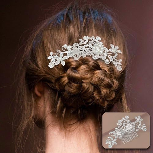 Bridal Hair Accessories, bridesmaid hair accessories, Pearl Wedding Hair Accessories, Crystal Bridal Hair Piece Bridal Hair Accessories, Fashion Retro Elegant Ladies Hair Accessories