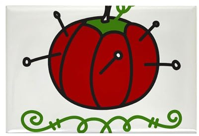 CafePress Pincushion Rectangle Magnet, 3x2 Refrigerator Magnet