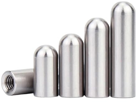 Perno cilindrico Tassello in Acciaio Inossidabile 304 Filettatura Interna Dado Singolo Perno di Posizionamento a Testa Tonda Dispositivo di Fissaggio(M6X16)