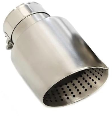 DZSQOMHGD Auto Auspuff Endrohr 1 Stück Matt Edelstahl Auto Schalldämpfer Spitze Auspuffrohr 57 Mm 60 Mm Einlassdüse Auspuffspitze Für GTI Für Golf 7 Für MK7 Auspuff Schalldämpfer(ID60MM OD89MM)