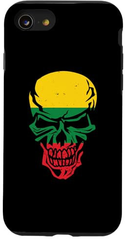 Coque pour iPhone SE (2020) / 7 / 8 Drapeau Lituanie Mer Baltique Vilnius Carte Lituanienne 370