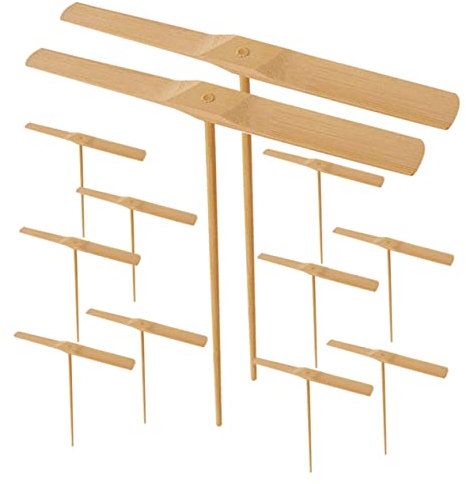 VANZACK 20stücke Flugspielzeug Für Party Fliegende Hubschrauber Spielzeug Libelle Hand Reiben Spielzeug Kleine Fliegende Spielzeuge Junge Mädchen Für Outdoor-spaß