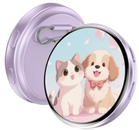 Pin Digital Electrónico - Pantalla Táctil IPS Vestible | Digital LED con Función de Foto y Video - para Cosplay, Convenciones, Fandoms, Viajes Diarios