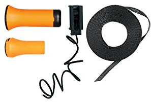 Original Ersatz-Griff und Seil für Fiskars Bypass Teleskop-Schneidgiraffe UPX86, Schwarz/Orange, 1026296