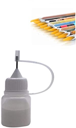 5 ml Gem-Tac Klebstoff Strass Kristall Auftragen Nadel Präzisionsspitze Flasche für Kunst & Handwerk Karte Kostüm Herstellung mit 1 gratis Wachsstift