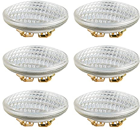 SHUWDKAR PAR36 LED Landscape Lighting 12W 1200LM(Eq to 100Watt Halogen) 12V-36V Warm White 3000K Waterproof, PAR36 Flood Light 12V Multipurpose Base Light Bulb,6 Pack