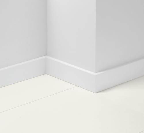 Parador Dekor-Sockelleiste SL 18 Uni weiß D001 Länge 2.20m