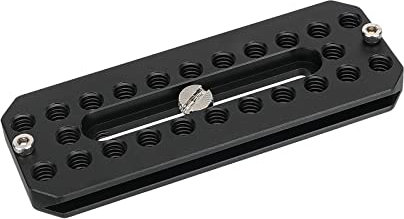 CAMVATE 100 mm Schnellwechsel-Grundplatte, kompatibel mit ARCA Swiss Have 1/4-20 Befestigungsschraube für Kamerazubehör – 3046