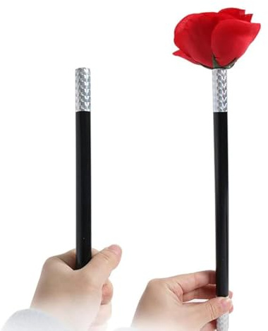 SUMAG Stick to Rose/Flower Magic Tricks Flowers Appearing Close up Street Stage Magic Props Magic Illusion Gimmicks Props Accessories