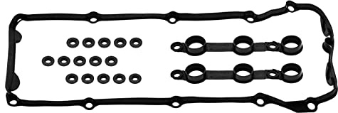 Engine Valve Cover Gasket Set 11120030496 Compatible with BMW M54 2002-2006 E36 E46 E39 E53 E60 E83 E85 320i 325Ci 325i 325xi 330i 525i 530i X3 X5 Z3 Z4 2.5L 3.0L 11129070990 11121437395
