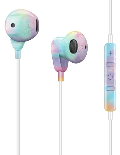 Vunake iPhone Earphones Wired Headphones Earbuds with Microphone Volume Control Heavy Bass Stereo Noise Canceling Compatible with iPhone 14 Pro Max/13/12/11/X/8