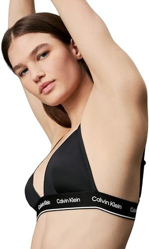 Calvin Klein Damen Bikini Oberteil Triangel Triangle-Rp Logobund