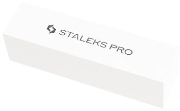 STALEKS PRO 10 pièces Bloc de lime tampon rectangulaire Polisseuse à quatre faces. 150 grains