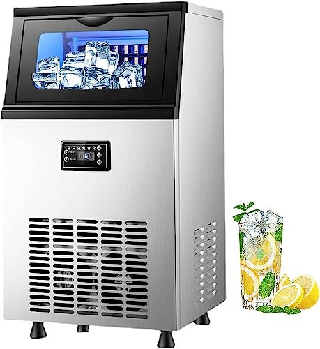 Máquina para Hacer Cubitos de Hielo, máquina para Hacer Hielo Comercial, 36/44 Cubitos de Hielo, máquina para Hacer Cubitos de Hielo Industrial, máquina para Hacer Hielo de Acero Inoxidable