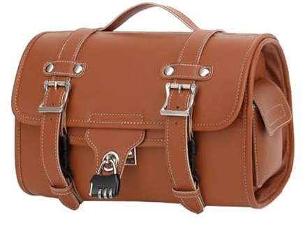 Motorrad-Hecktasche – Sitz-Fahrrad-Rucksack, Motorrad-Gepäckträger | Klassische Vintage-Motorrad-Satteltasche, Aufbewahrungstaschen für Motorräder, Motorrad-Aufbewahrungstasche für Langstreckenfahrten