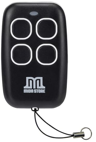 Mida Store - Telecomando Universale per Cancelli 433 MHz Rolling Code - Compatibile con FAAC, Apricancello e Motori Cancello Automatico