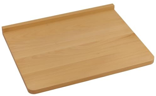 PEEWIT Grande planche à découper, hacher, planche à pâtisserie en bois de hêtre 47x37x2cm Fabriqué en Europe