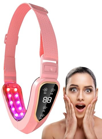 Dispositivo di massaggio facciale – Cinturino per strumento di luminosità | regolabile a 12 livelli, terapia di rilassamento degli strumenti a mano | Enhancer di bellezza portatile, consistenza morbida