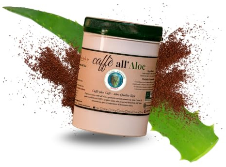 Aloe Center – Caffè 100% Arabica con Estratto Naturale di Aloe Arborescens – Gusto Equilibrato e Aromatico – 54g (25 Tazzine)