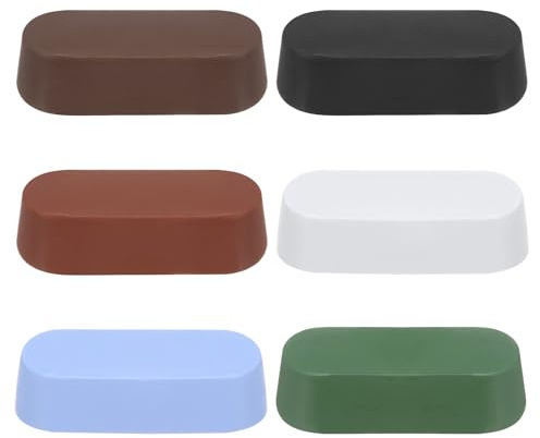 QUARKZMAN 6tlg. Polierpasten-Set à 30 g, 6 Farben Metall Schleifpaste(60x23x15 mm) für Edelstahl, Kupfer, Aluminium & Spiegelpolitur
