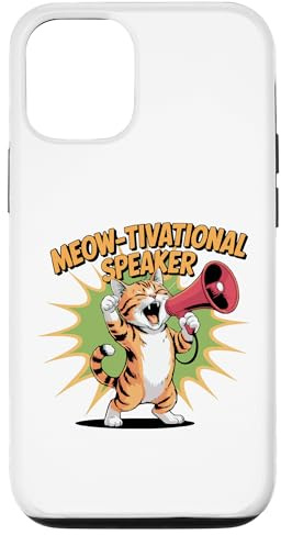Altoparlante Meow-tivational Custodia per iPhone 12/12 Pro