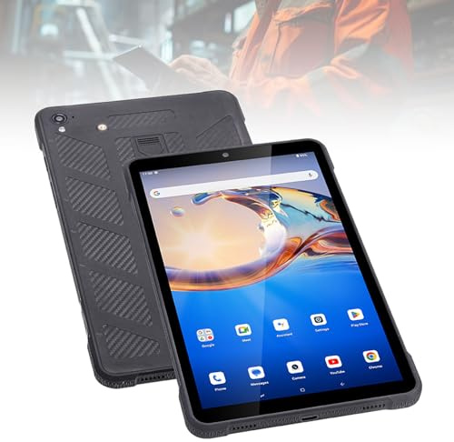 DIHUAN Tablet Industriale Android da 8 Pollici, Memoria 8G + 128G, IP68 Impermeabile/Antipolvere/a Prova di Caduta, Scheda SIM inseribile, Supporta Rete 4G, Bluetooth, GPS, WiFi