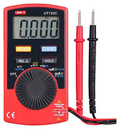 uni-t UT120C super slim tasca palmare digitale multimetri DC/AC Amp tester