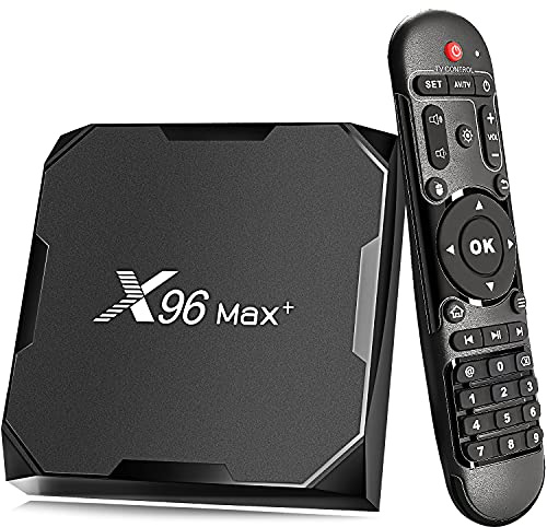 Box TV Android,TV Box 64GB Lecteur Multimédia de Diffusion en continu Android 9.0/BoxTV avec Amlogic S905X3 Dual-WiFi 2.4GHz/5GHz Bluetooth,100M/1000M 4K/8K avec Télécommande
