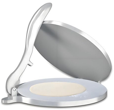 AGSYFFD 20cm Tortilla Presse，Aluminiumguss Tortilla Maker，Mexikanische Tortilla-Presse，für hausgemachte Tortillas Teigpresse，Druckpresse fü