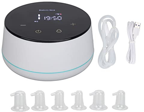 ZJchao Nipple Corrector, Portable Nipple Pump Electric Inverted Nipple Puller Rechargeable LED Display Low Noise Flat Nipple Puller Women Nipple Pump for Sunken Short Nipples Flat or Inverted Nipples