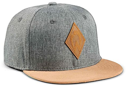 Soulbuddy Kinder Cap – Unisex Kinderkappe – Schirmmütze für Jungen & Mädchen – Trendiger Sonnenhut für Outdoor & Freizeit Dunkelgrau – Größe L