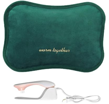 𝗘𝗹𝗲𝗸𝘁𝗿𝗶𝘀𝗰𝗵𝗲 𝗪ä𝗿𝗺𝗳𝗹𝗮𝘀𝗰𝗵𝗲. Thermo-Wärmeflasche für Rücken, Lendenwirbelsäule, Bauch, Hände. Tragbare Bettwärmertasche mit Temperaturregelung.