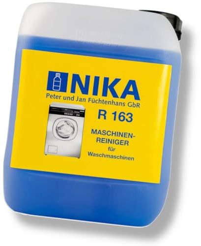 NIKA R163 Waschmaschinen Reiniger | Waschmaschinen Entkalker | entfernt Kalkablagerungen | beseitigt Waschmittelrückstände & unangenehme Gerüche | hinterlässt frischen Duft - 5L
