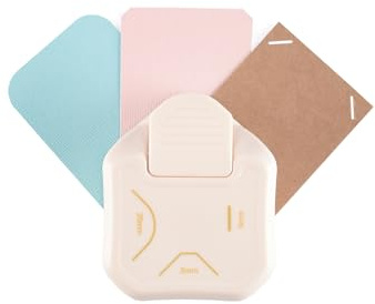 Vaessen Creative 3-in-1 Corner Punch Photo Frames 5 mm, 10 mm and 6 mm - Papercrafts and Scrapbook Supplies for Paper, Cards, Invitations and Photos up to from 120 to 180 g