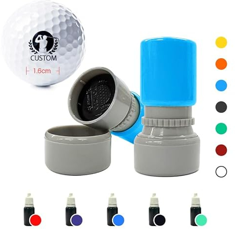 ORYG Individueller Golfball-Stempel-Personalisierter,Golfballmarker mit Tintenflasche-Einfache Markierungen,einzigartiges Golfzubehör Geschenk für Enthusiasten