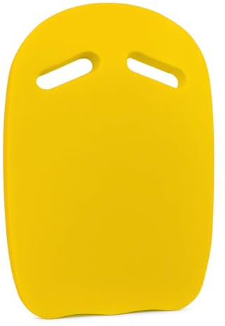ADEPTNA Swimming Kickboard for Kids and Adults EVA Foam Swim Training Aid with Double Handles Lightweight, Anti-Slip, Buoyant Kick Float for Beginners Swim Kick Board (YELLOW)