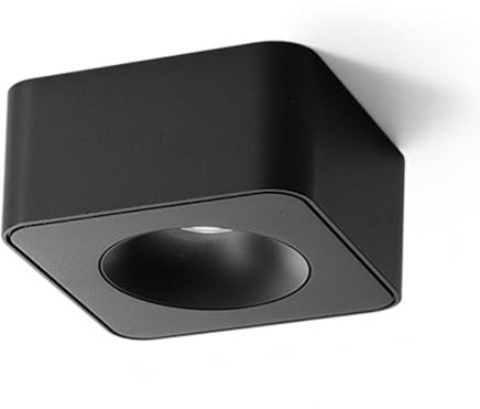 Foco de Techo LED Cuadrado, luz empotrada, lámpara de Techo Ultrafina, focos direccionales de Aluminio, lámparas de Acento para Sala de Estar, Cocina y Dormitorio.