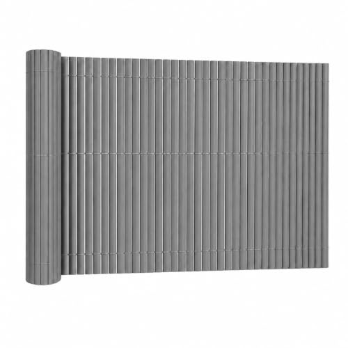 Acomoda Textil - Cañizo de Ocultación PVC Doble Cara para Jardín, Terraza y Balcón, Valla de Privacidad Enrollable para Vallas y Cercados, Fácil Instalación. (Antracita 12 mm, 1x3 m)