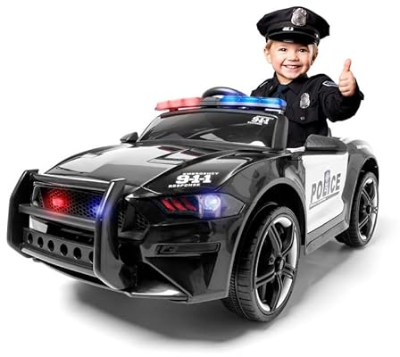 Polizei-Auto ATAA elektrisches Kinderpolizeiauto mit Kindersicherung