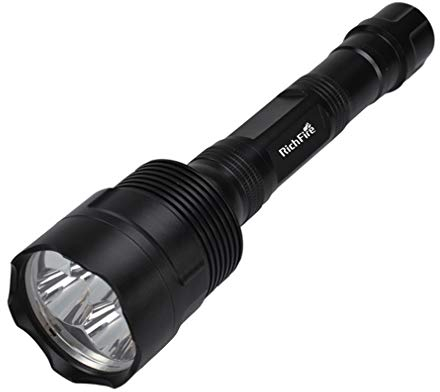 SXFJF Llevó La Antorcha, Recargable Al Aire Libre Táctico Potente Linterna 3 * T6 Beads Lámpara Linternas Potentes 1800 Lúmenes A Prueba De Agua (LED De Luz Blanca De 6 Engranajes)