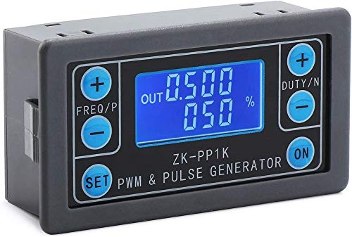 DollaTek PWM Signal Generator 1Hz~150KHz Dual Mode Generator Adjustable Pulse Frequency Duty Ratio Duty Rectangular Square Wave Module with Case