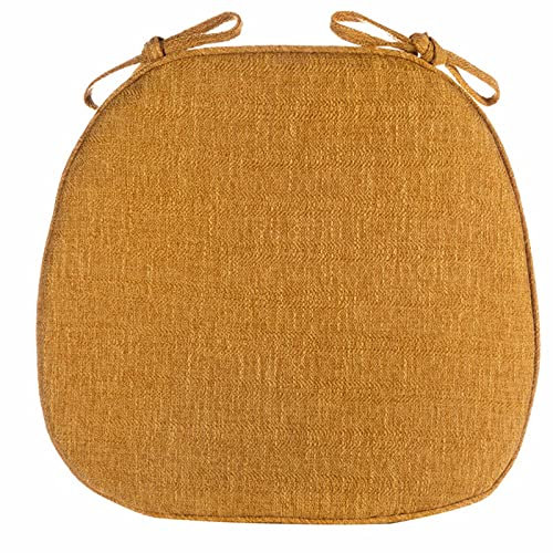 Cuscini per Sedie da Cucina Sfoderabili, Cuscini Sedie Cucina 40x40, Spessore Cuscini da Giardino Economici, con Cinghie di Ritenzione per Interni ed Esterni