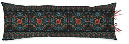 PiP Studio Zierkissen Forest Carpet Long Cushion Dark Blue UV UV 30x90